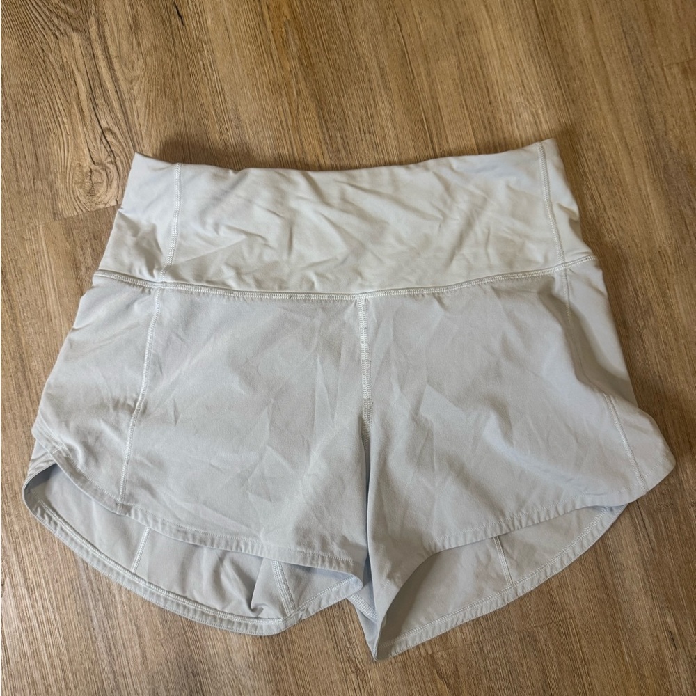 lululemon athletica Light Blue High-Rise Shorts